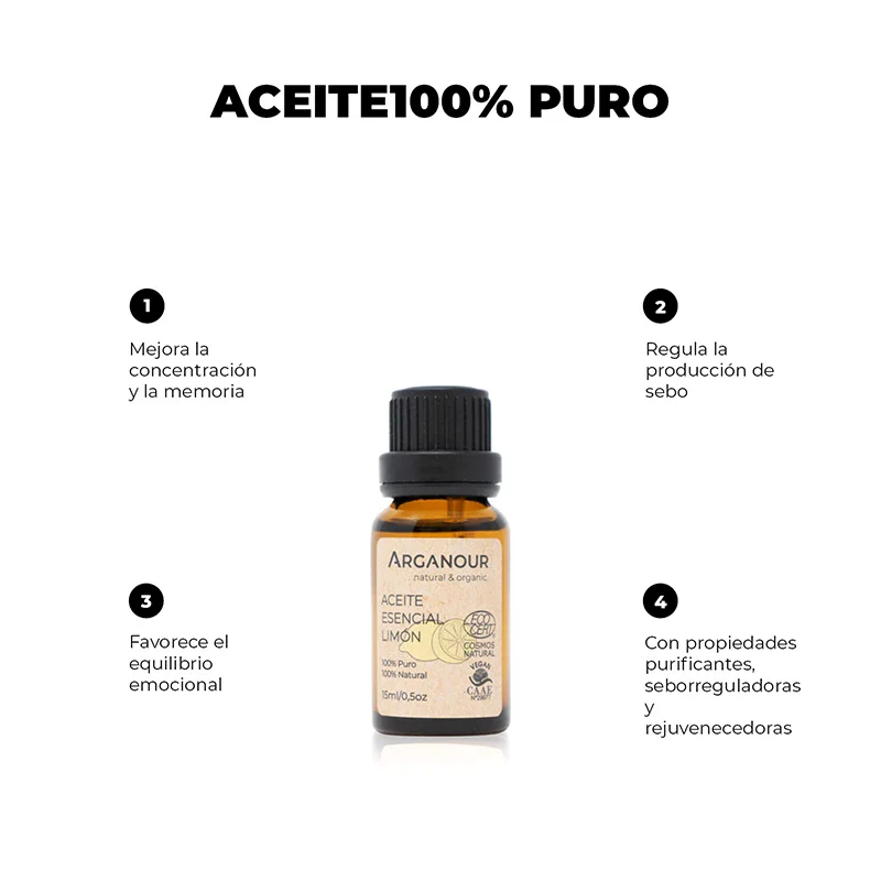 Aceite Esencial de Limón 100% Puro - Image 3