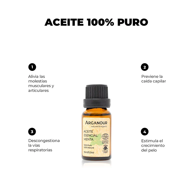 Aceite Esencial de Menta 100% Puro - Image 3