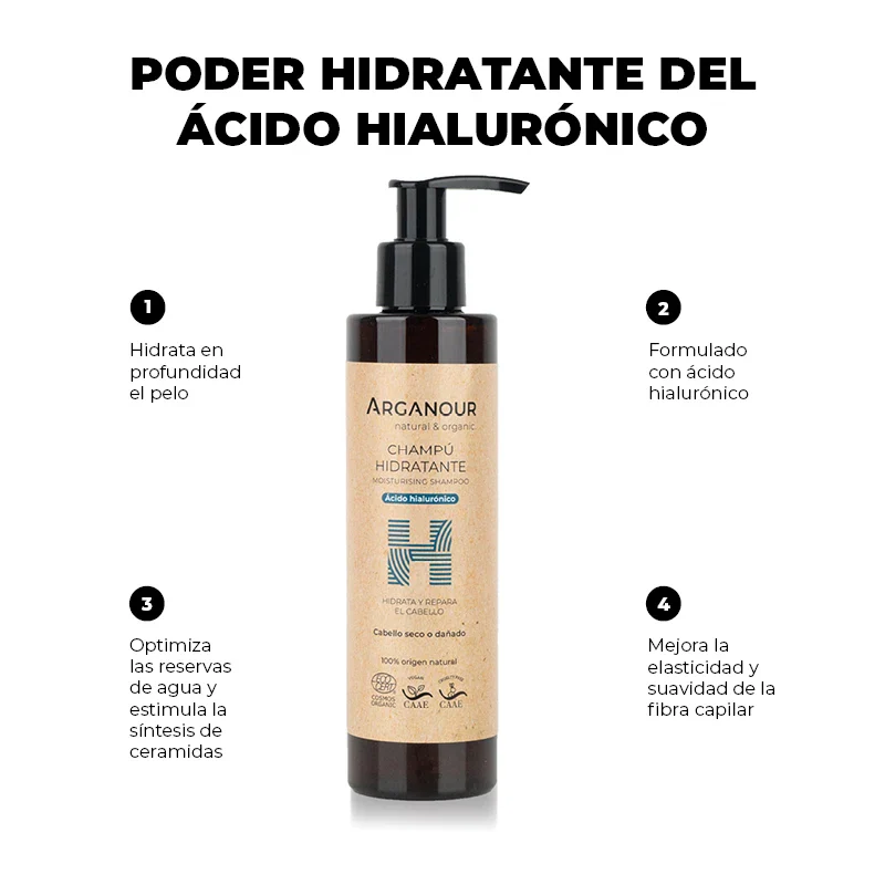 Champú hidratante con ácido hialurónico - Image 3